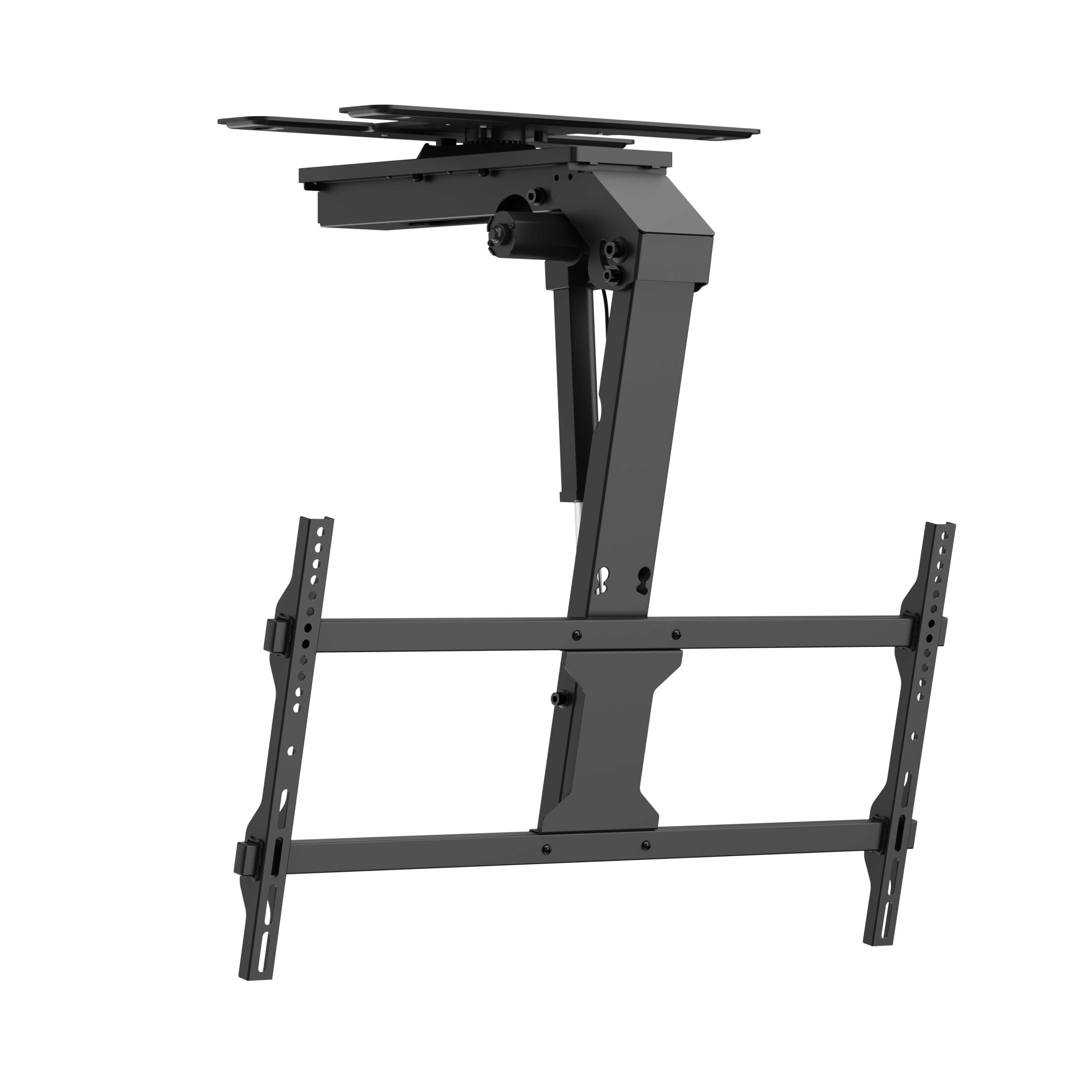 Electric Push Rod TV Ceiling Mount Swivel